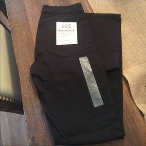 Black Matchstick Jeans